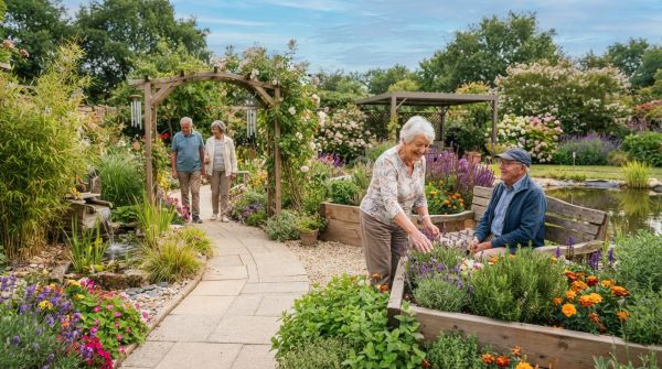 Aménager un jardin sensoriel revitalisant pour le bonheur des seniors : un guide pratique essentiel