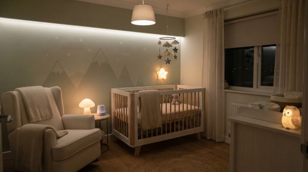 Idées d'éclairage moderne et sécurisé pour la chambre bébé