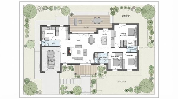 Plans pour une maison de plain-pied : Avantages et inconvénients